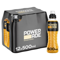 Powerade Three Flavours Sports Drink 12 x 500ml Bottles 500ml × 12 × 1