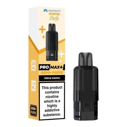 Hayati Pro Max+ Pods 6000+ Puffs Triple Mango